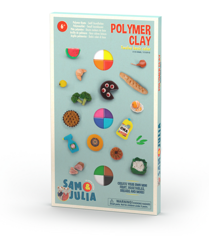 Polymer Clay - Set of 12 Basic Colours