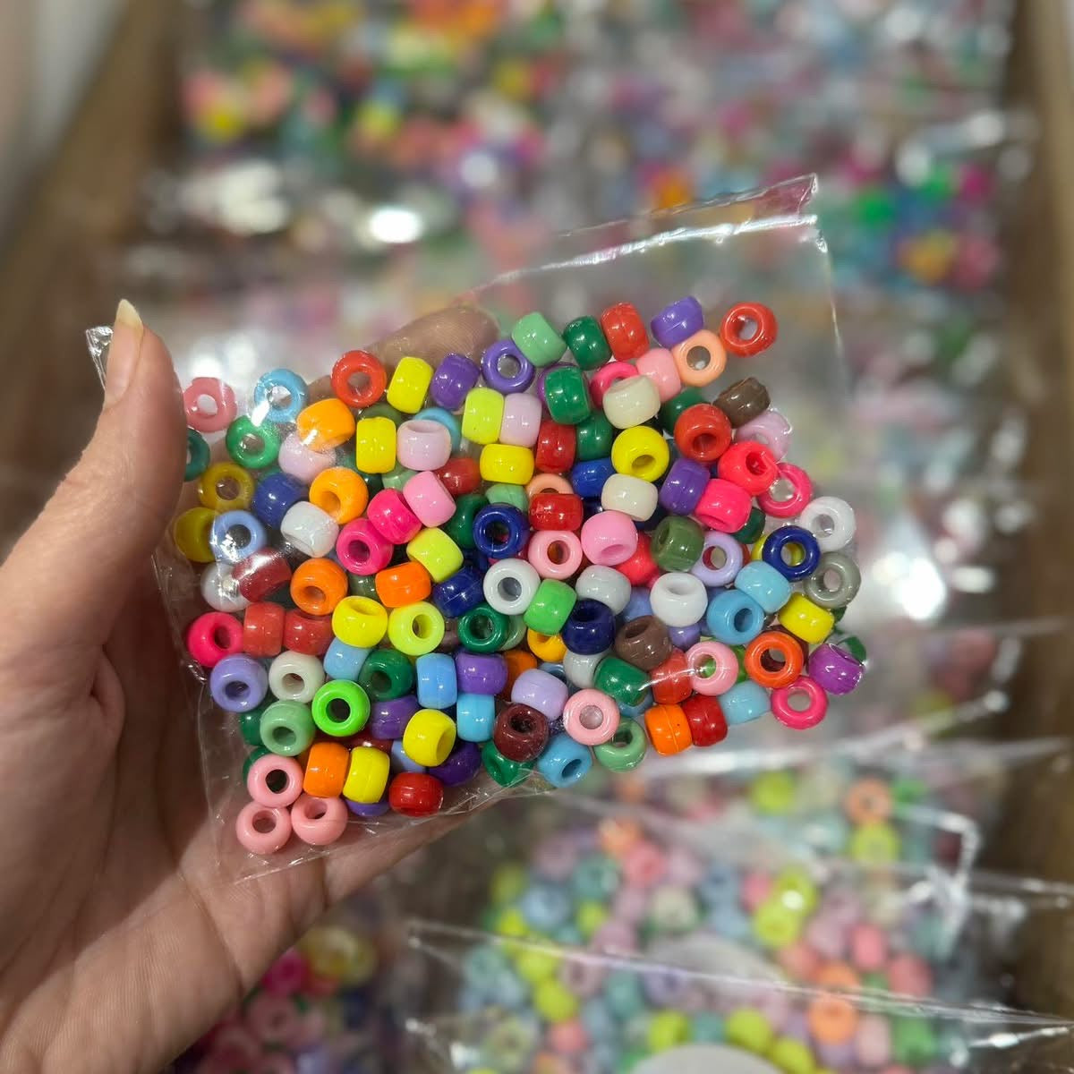 Pony / Kandi Beads 50g Assorted Packs Brights at Bibelot Leek 