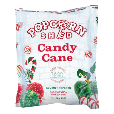 Popcorn Shed Candy Cane Popcorn Snack Pack at Bibelot Leek UK Stockist