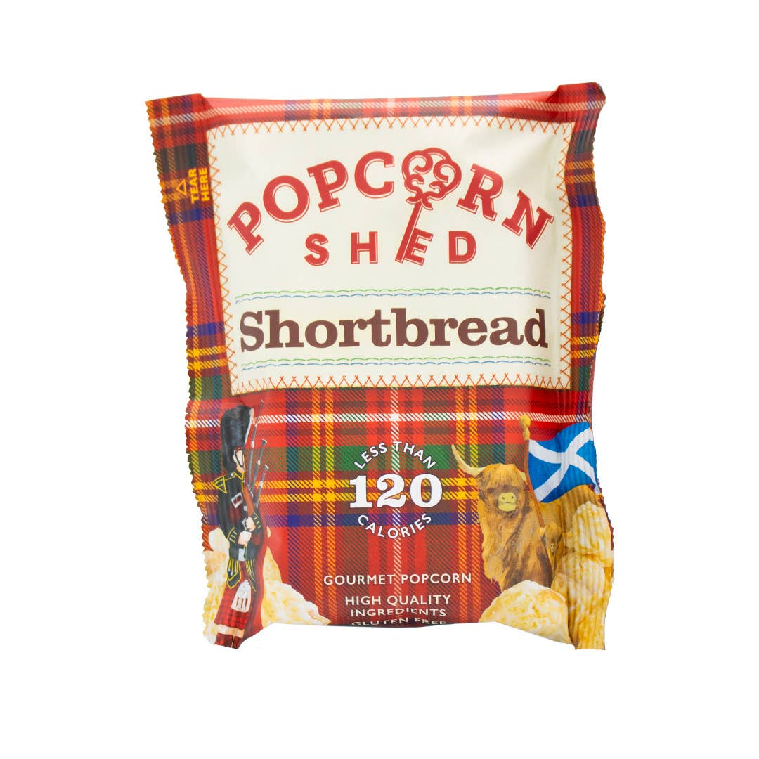 Popcorn Shed Shortbread Popcorn Snack Pack at Bibelot Leek UK Stockist