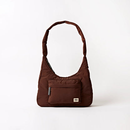 Roka Belsize Handbag Chocolate Taslon