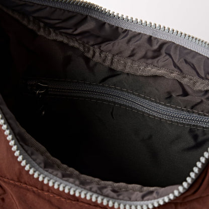 Roka Belsize Handbag Chocolate Taslon