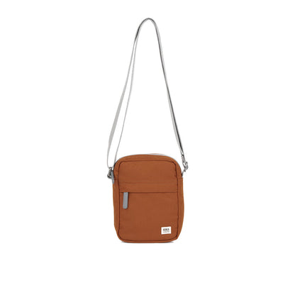 Roka Bond Crossbody Recycled Canvas: Bran