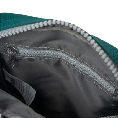 Roka Bond Crossbody Recycled Canvas: Teal Bibelot Leek Staffordshire UK