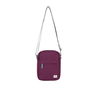 Roka Bond Crossbody Recycled Canvas: Cherry Lacquer