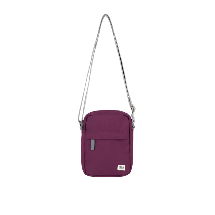 Roka Bond Crossbody Recycled Canvas: Cherry Lacquer