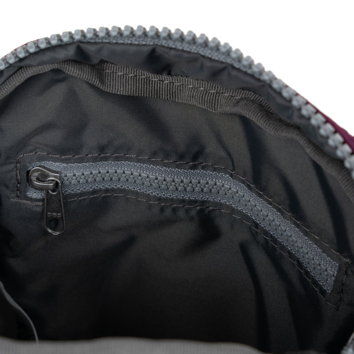 Roka Bond Crossbody Recycled Canvas: Cherry Lacquer