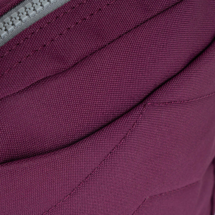 Roka Bond Crossbody Recycled Canvas: Cherry Lacquer