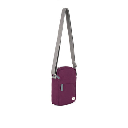 Roka Bond Crossbody Recycled Canvas: Cherry Lacquer