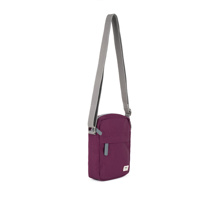 Roka Bond Crossbody Recycled Canvas: Cherry Lacquer