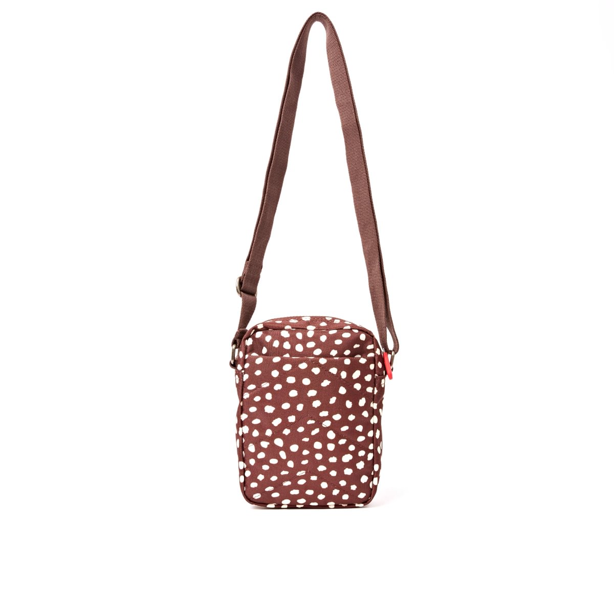 Roka Bond Crossbody Recycled Canvas: Brown Dot at Bibelot Leek UK Stockist
