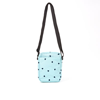 Roka Bond Crossbody Recycled Canvas: Heart Print at Bibelot Leek UK Stockist