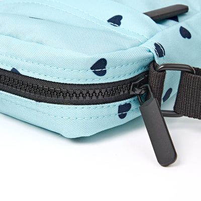 Roka Bond Crossbody Recycled Canvas: Heart Print at Bibelot Leek UK Stockist