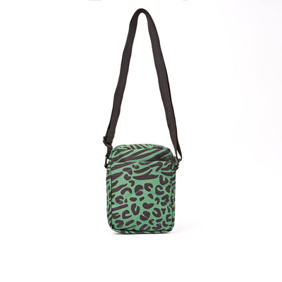 Roka Bond Crossbody Recycled Canvas: Mixed Animal Artichoke at Bibelot Leek UK Stockist