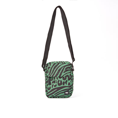 Roka Bond Crossbody Recycled Canvas: Mixed Animal Artichoke at Bibelot Leek UK Stockist
