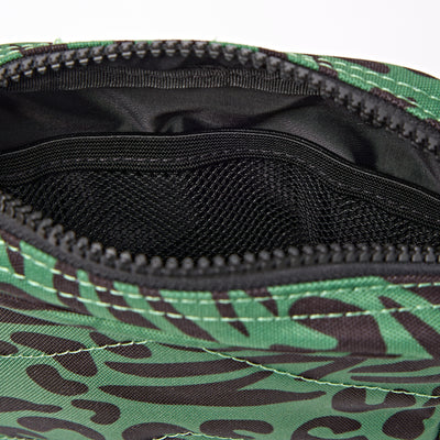 Roka Bond Crossbody Recycled Canvas: Mixed Animal Artichoke at Bibelot Leek UK Stockist