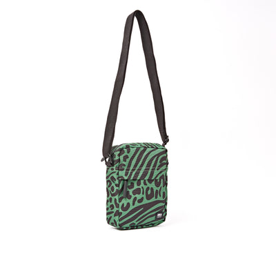 Roka Bond Crossbody Recycled Canvas: Mixed Animal Artichoke at Bibelot Leek UK Stockist