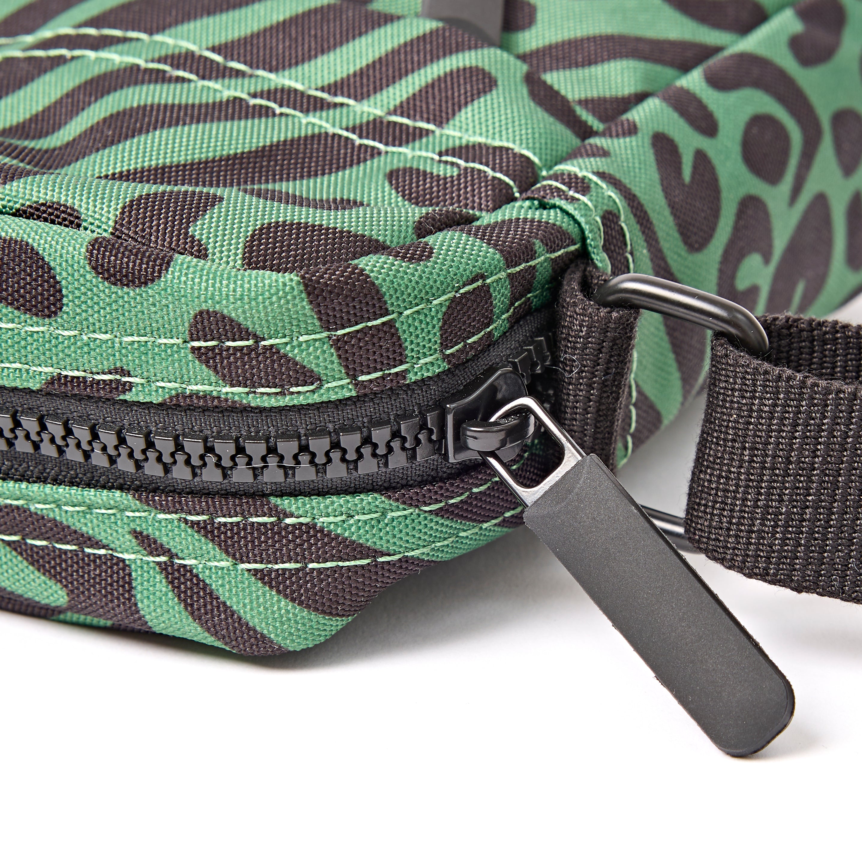 Roka Bond Crossbody Recycled Canvas: Mixed Animal Artichoke at Bibelot Leek UK Stockist