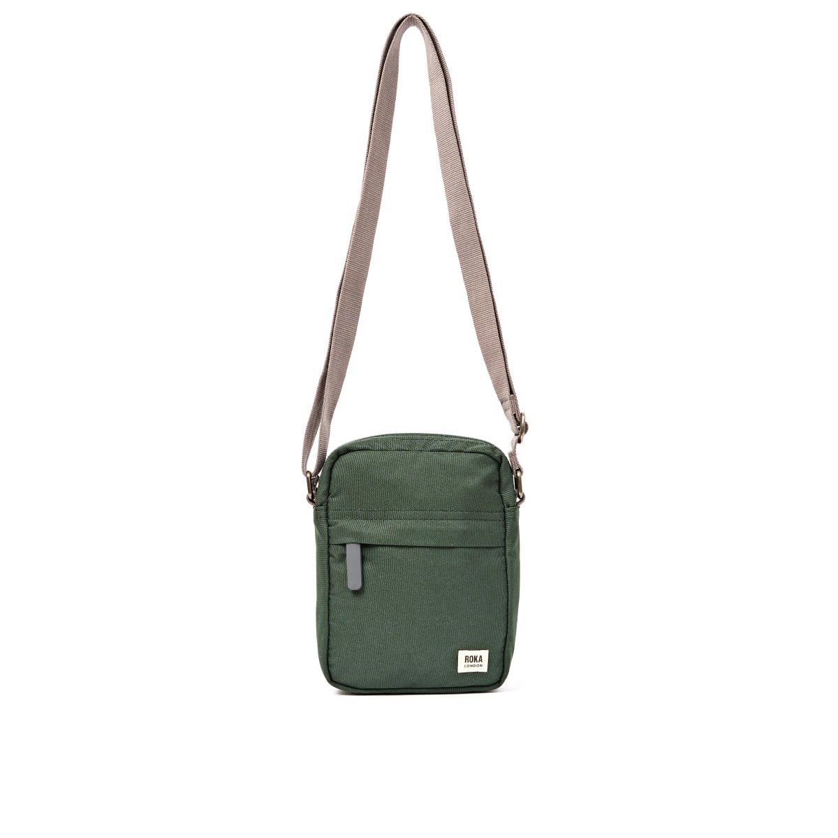 Roka Bond Crossbody Recycled Canvas: Thunderstorm at Bibelot Leek UK Stockist