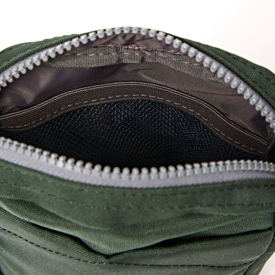 Roka Bond Crossbody Recycled Canvas: Thunderstorm at Bibelot Leek UK Stockist