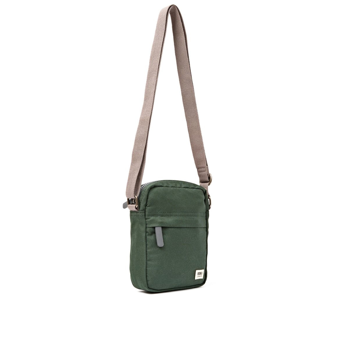 Roka Bond Crossbody Recycled Canvas: Thunderstorm at Bibelot Leek UK Stockist