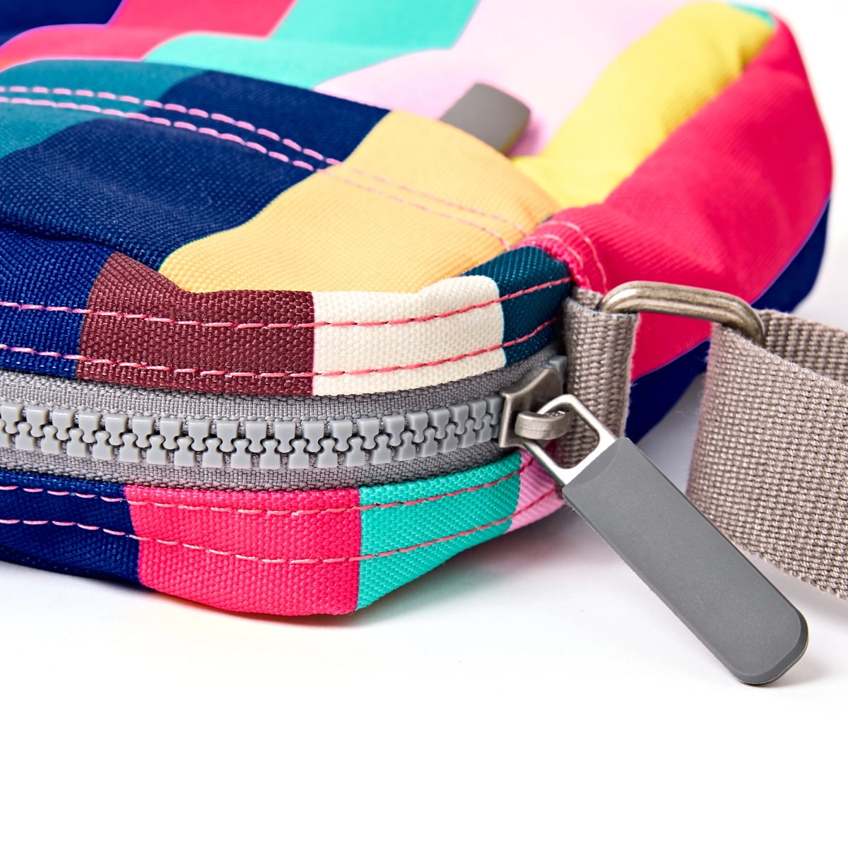 Roka Bond Crossbody Recycled Canvas: Wide Multi Stripe at Bibelot Leek UK Stockist