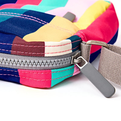 Roka Bond Crossbody Recycled Canvas: Wide Multi Stripe at Bibelot Leek UK Stockist