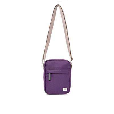Roka Bond Crossbody Recycled Canvas: Deep Grape at Bibelot Leek UK Stockist