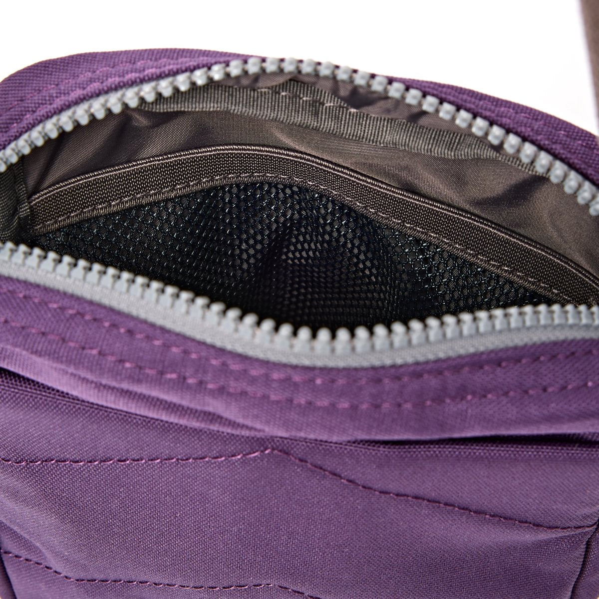 Roka Bond Crossbody Recycled Canvas: Deep Grape at Bibelot Leek UK Stockist