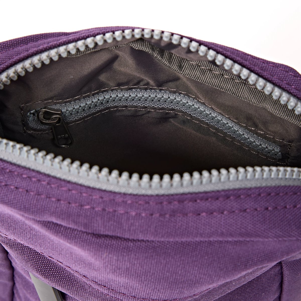 Roka Bond Crossbody Recycled Canvas: Deep Grape at Bibelot Leek UK Stockist