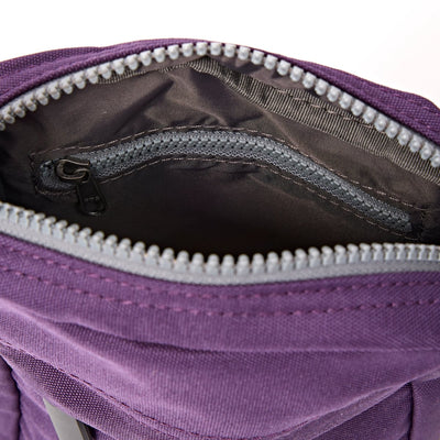 Roka Bond Crossbody Recycled Canvas: Deep Grape at Bibelot Leek UK Stockist