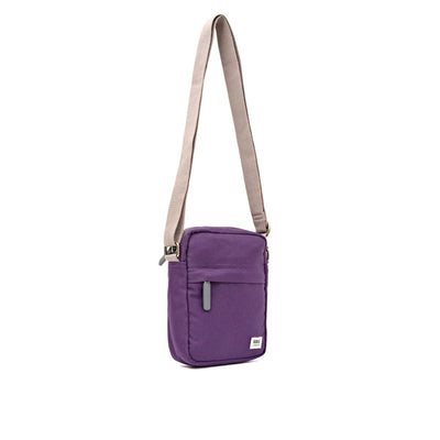 Roka Bond Crossbody Recycled Canvas: Deep Grape at Bibelot Leek UK Stockist