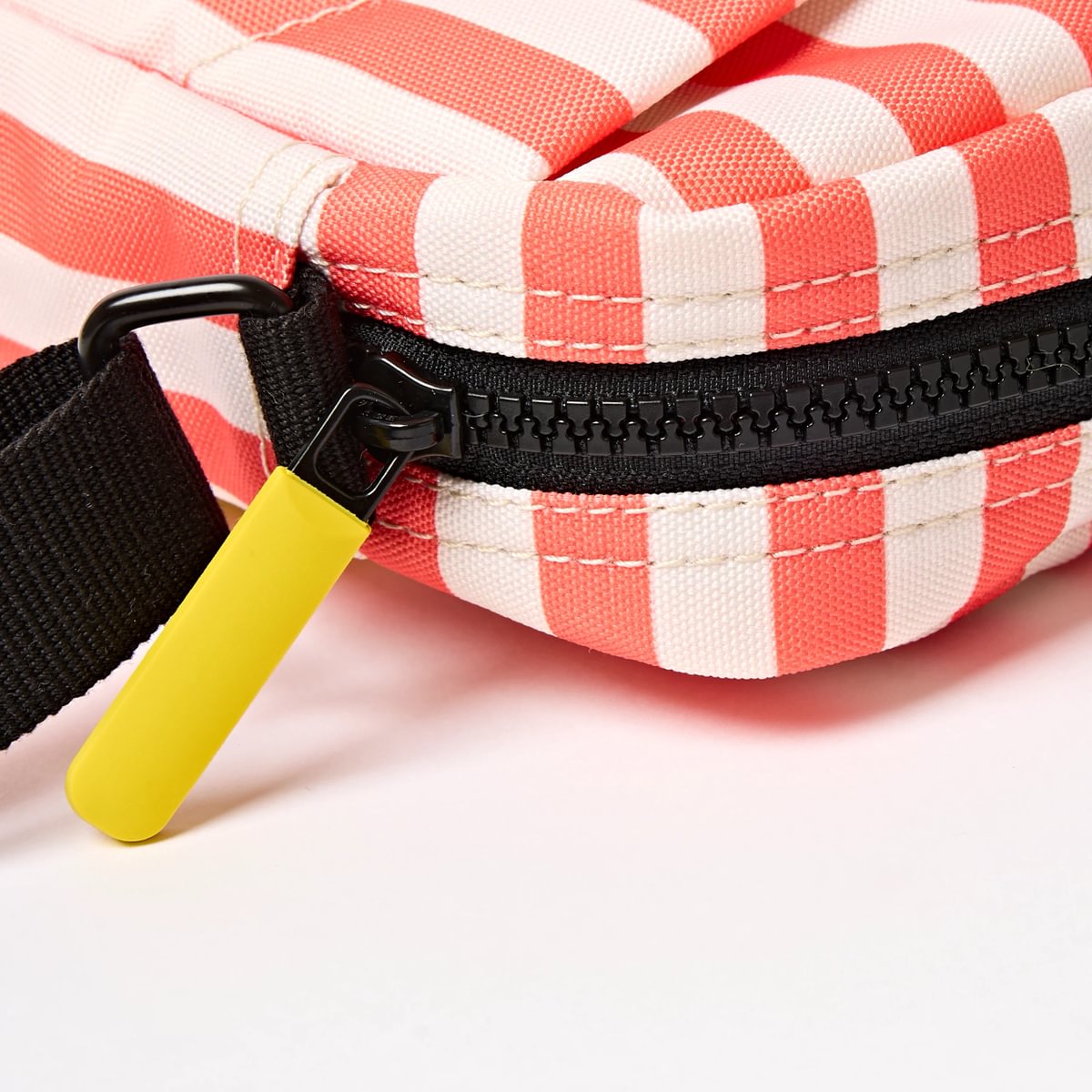 Roka Bond Crossbody Recycled Canvas: Coral Stripe at Bibelot