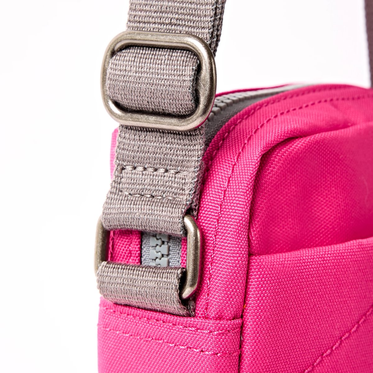 Roka Bond Crossbody Recycled Canvas: Granita Red at Bibelot Leek
