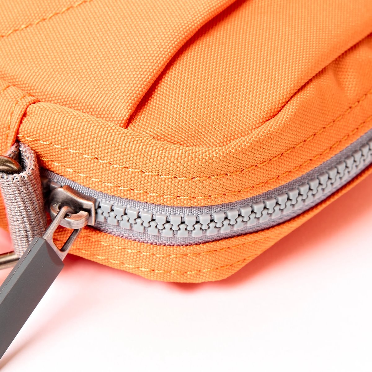Roka Bond Crossbody Recycled Canvas: Jaffa Orange at Bibelot Leek