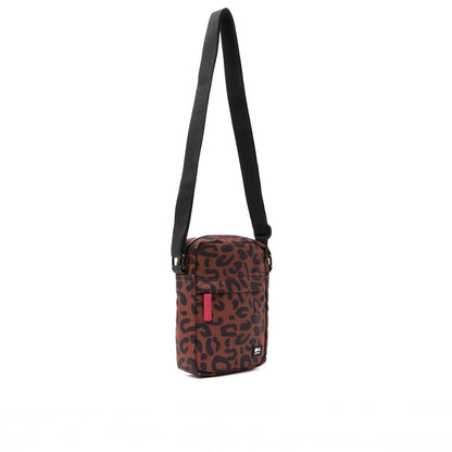 Roka Bond Crossbody Recycled Canvas: Scarlet Leopard Print