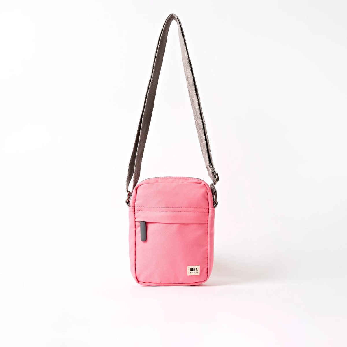 Roka Bond Crossbody Recycled Canvas: Pink Lemonade at Bibelot Leek