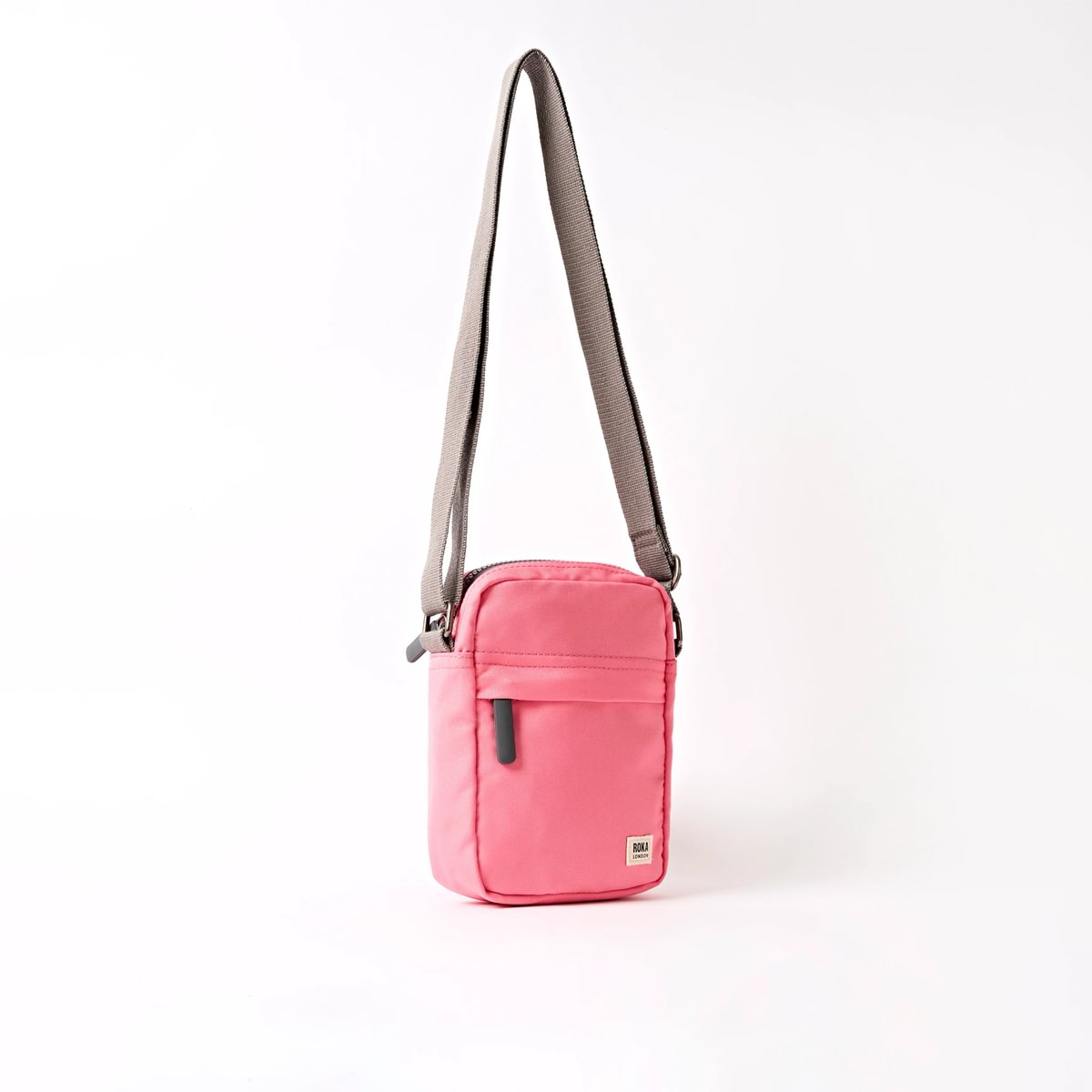 Roka Bond Crossbody Recycled Canvas: Pink Lemonade at Bibelot Leek