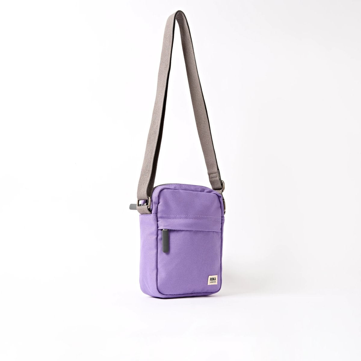 Roka Bond Crossbody Recycled Canvas: Thistle Bloom at Bibelot Leek