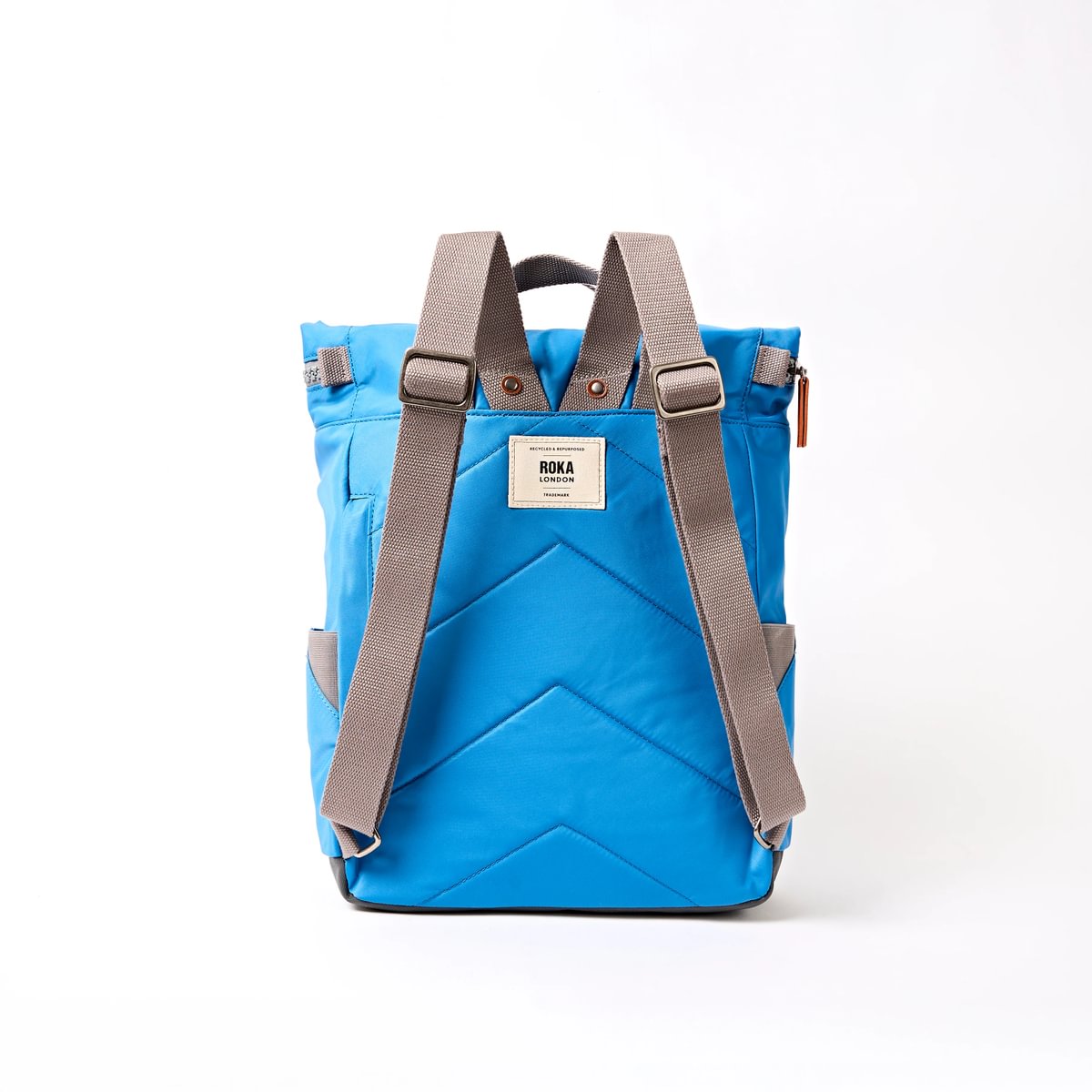 Roka Medium Canfield B Recycled Nylon: Malibu Blue at Bibelot Leek