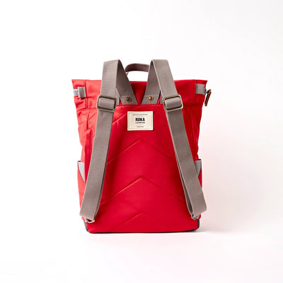 Roka Medium Canfield B Recycled Nylon: Scarlet at Bibelot Leek