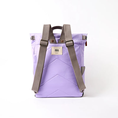 Roka Medium Canfield B Recycled Nylon: Thistle Bloom at Bibelot Leek