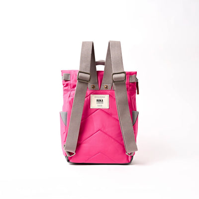 Roka Backpack Small Canfield B Recycled Nylon: Granita Red at Bibelot Leek