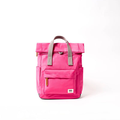 Roka Backpack Small Canfield B Recycled Nylon: Granita Red at Bibelot Leek