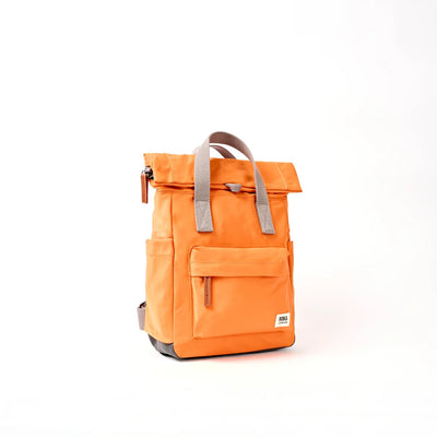 Roka Backpack Small Canfield B Recycled Nylon: Jaffa Orange at Bibelot Leek