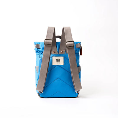 Roka Backpack Small Canfield B Recycled Nylon: Malibu Blue at Bibelot Leek