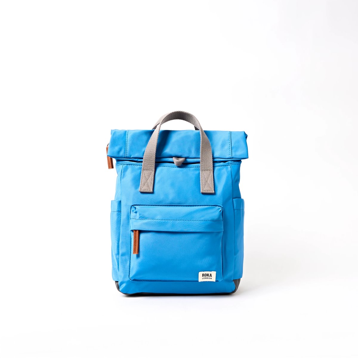 Roka Backpack Small Canfield B Recycled Nylon: Malibu Blue at Bibelot Leek