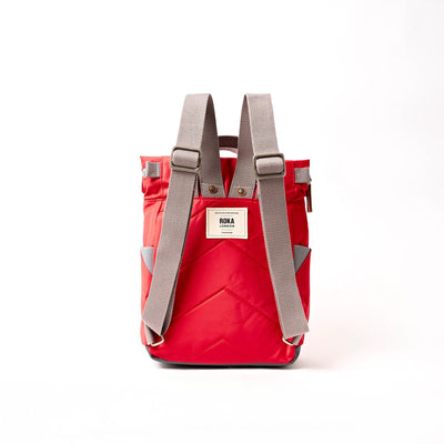 Roka Backpack Small Canfield B Recycled Nylon: Scarlet at Bibelot