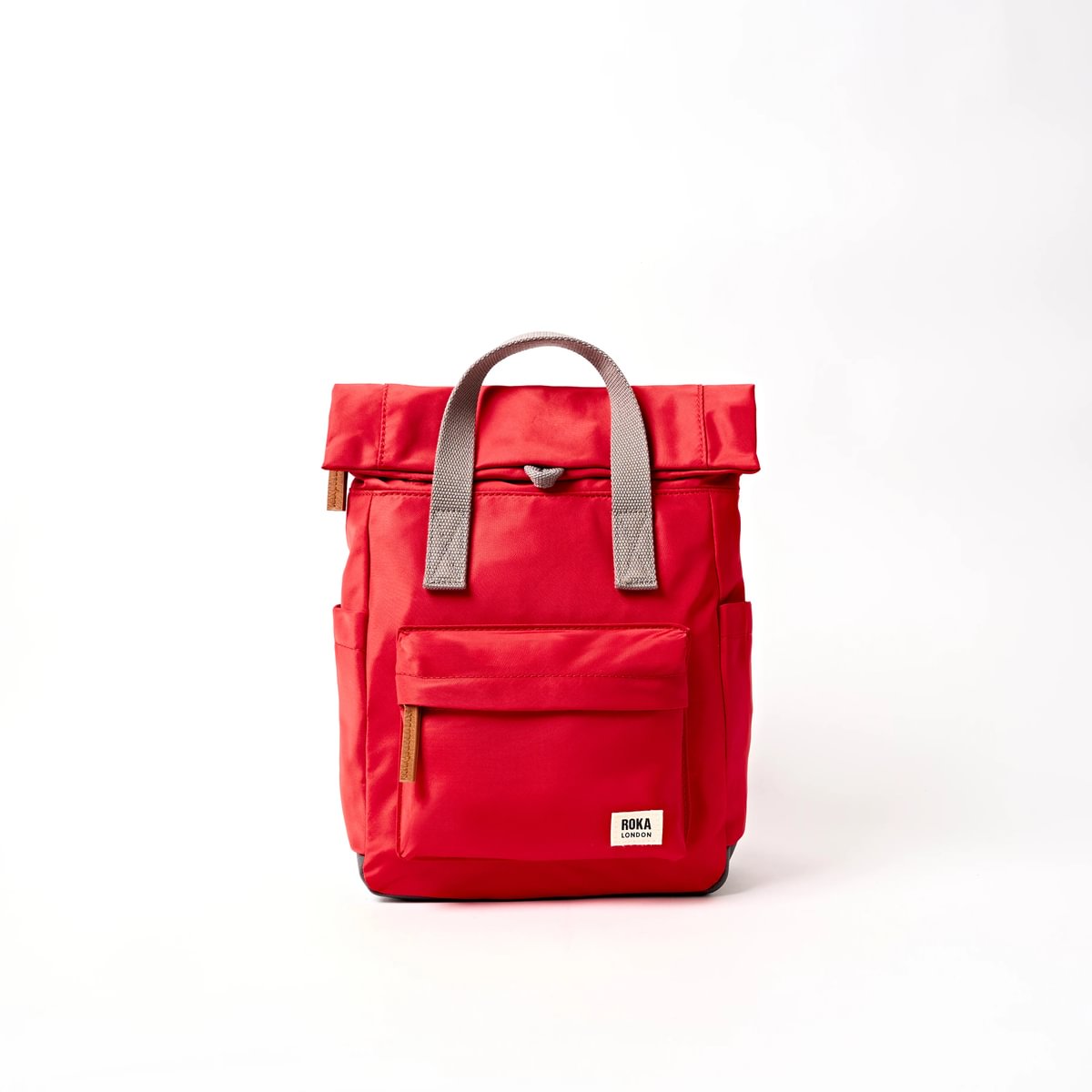 Roka Backpack Small Canfield B Recycled Nylon: Scarlet at Bibelot