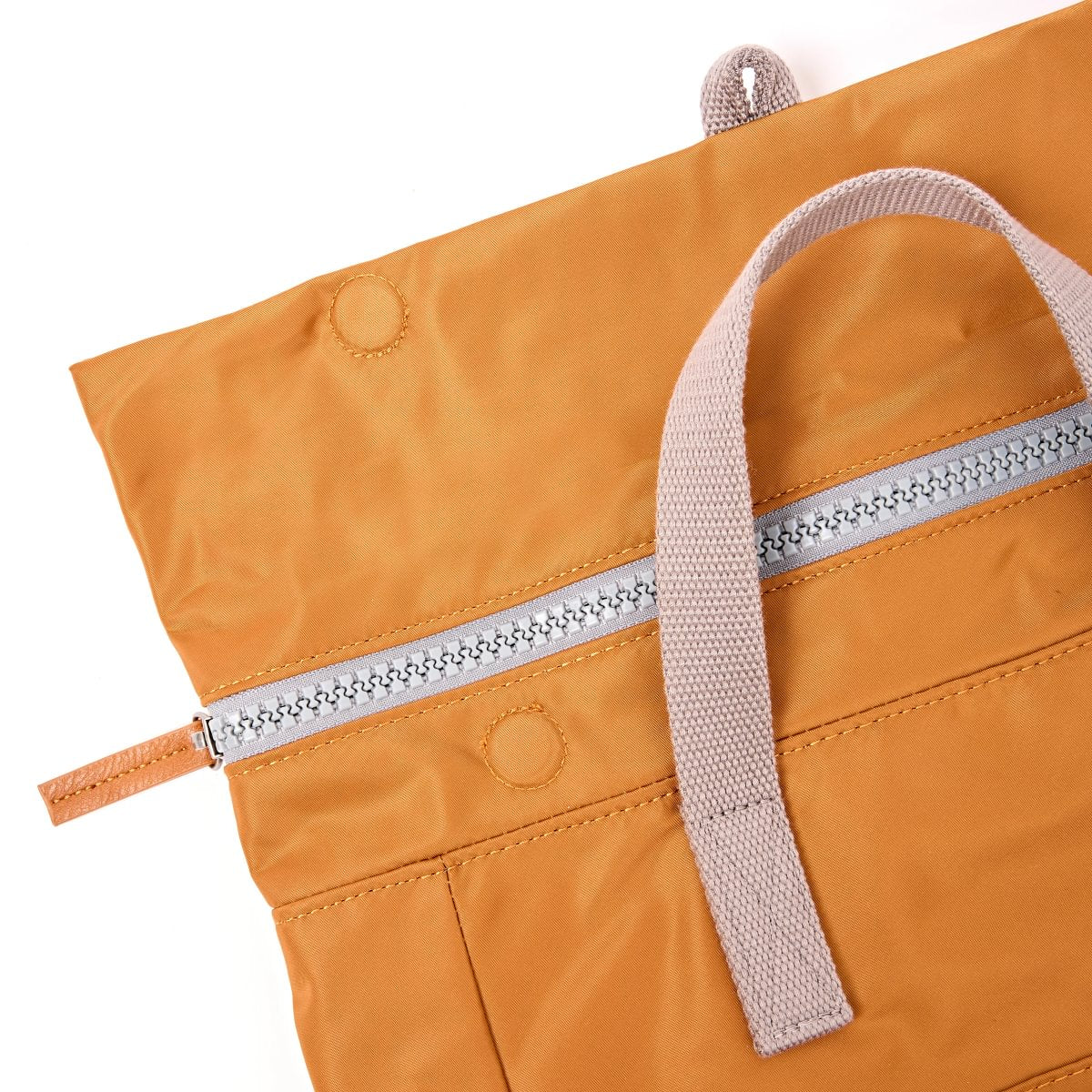  Roka Backpack Medium Canfield B Recycled Nylon: Biscuit at Bibelot Leek UK Stockist